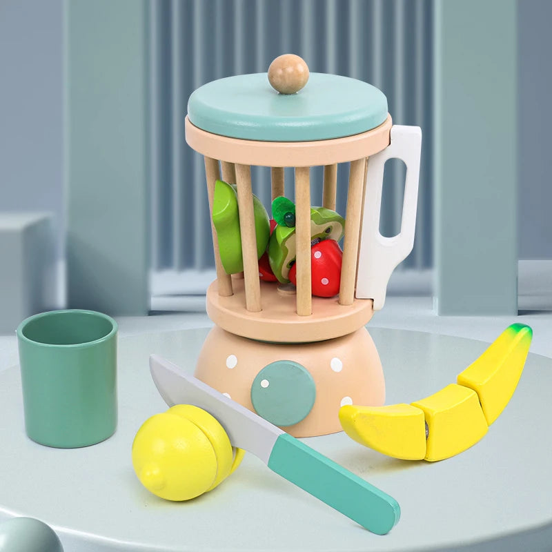 Montessori Wooden Blender Set
