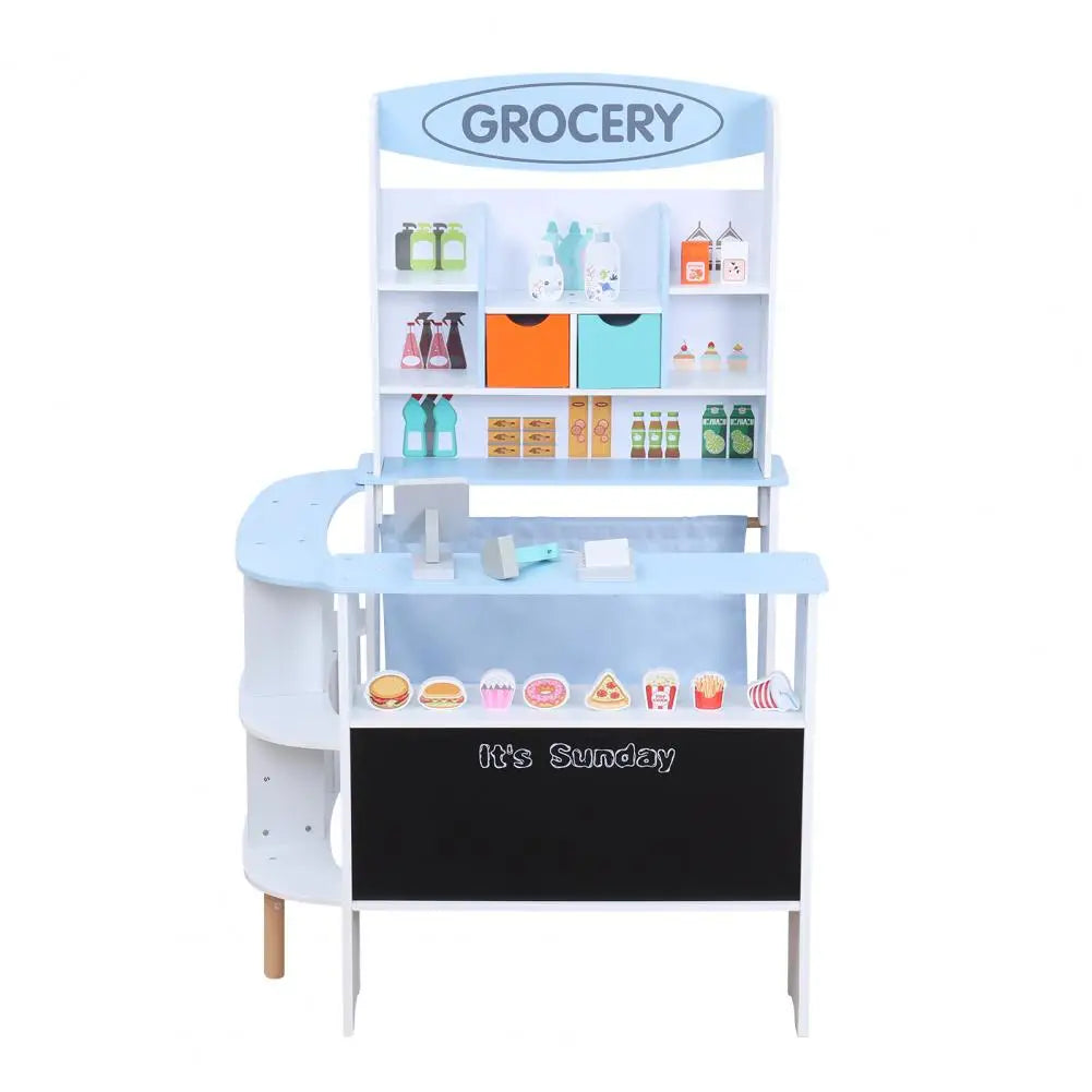 Wooden Toy Grocery Store Playset