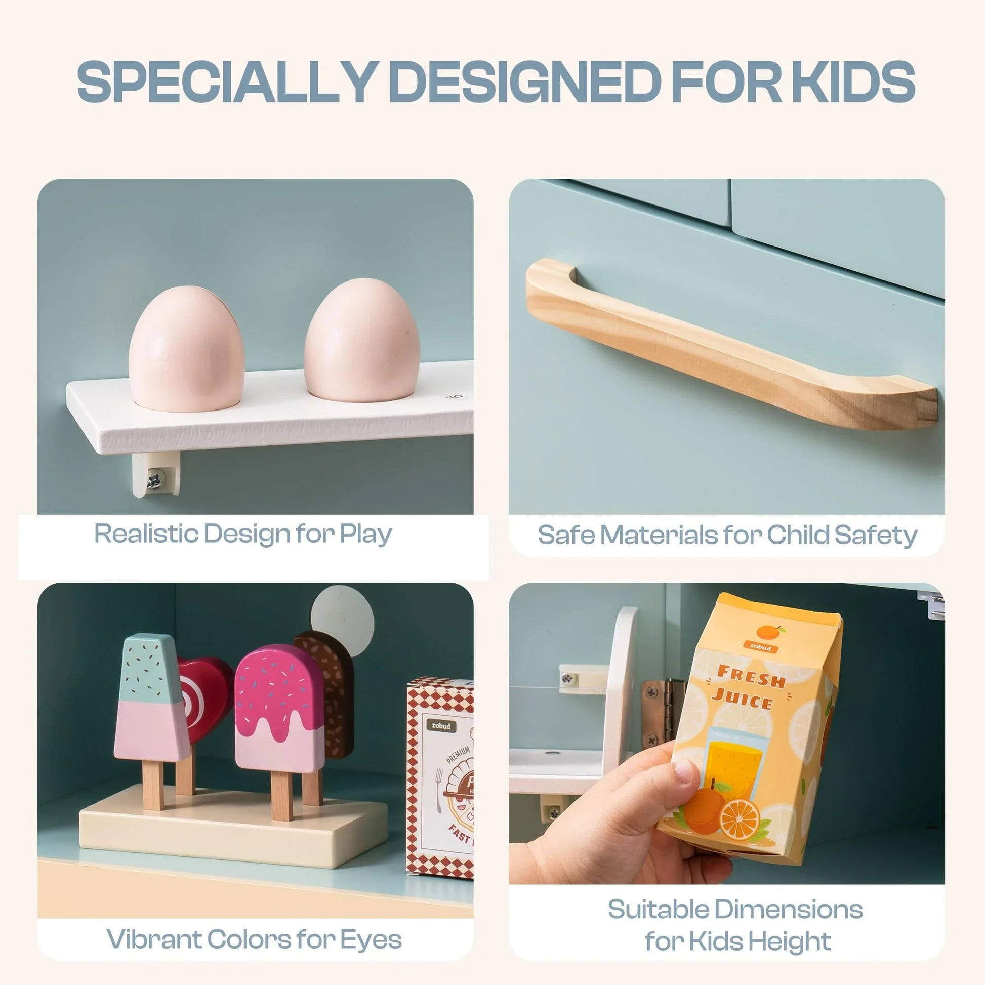 🧼 Robotime Robud Wooden Kitchen
