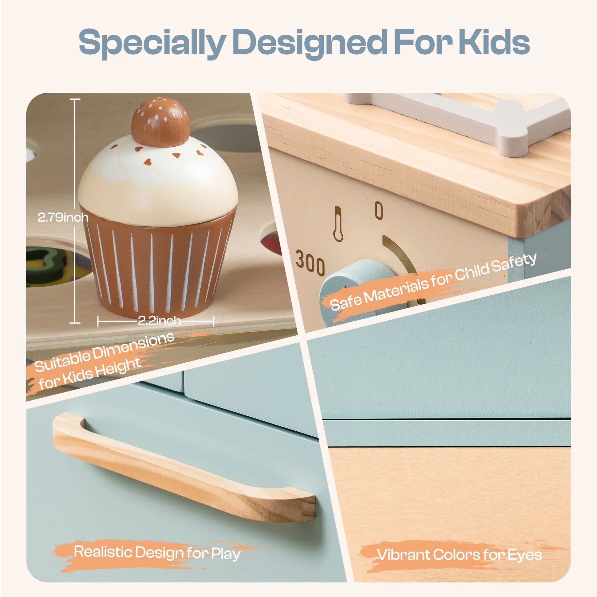 🔥 Robotime Robud Wooden Oven Playset