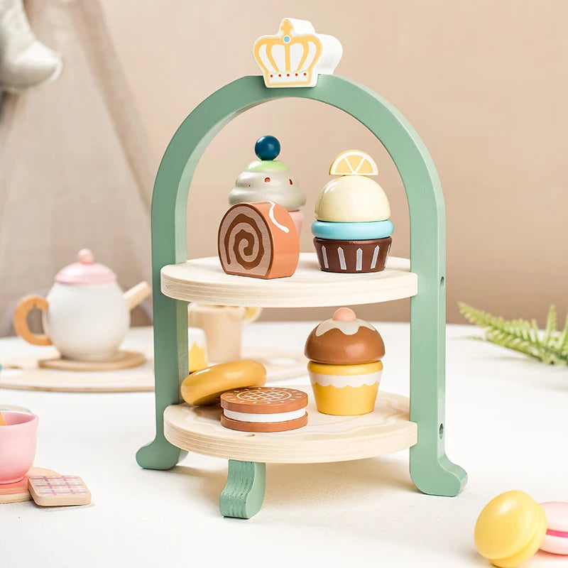 🍰 Children’s Wooden Afternoon Tea