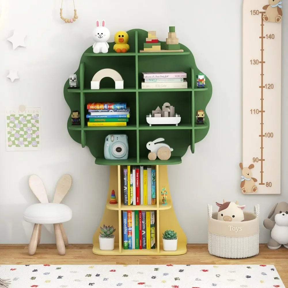 🌳 Tree-Shaped Kids Bookshelf