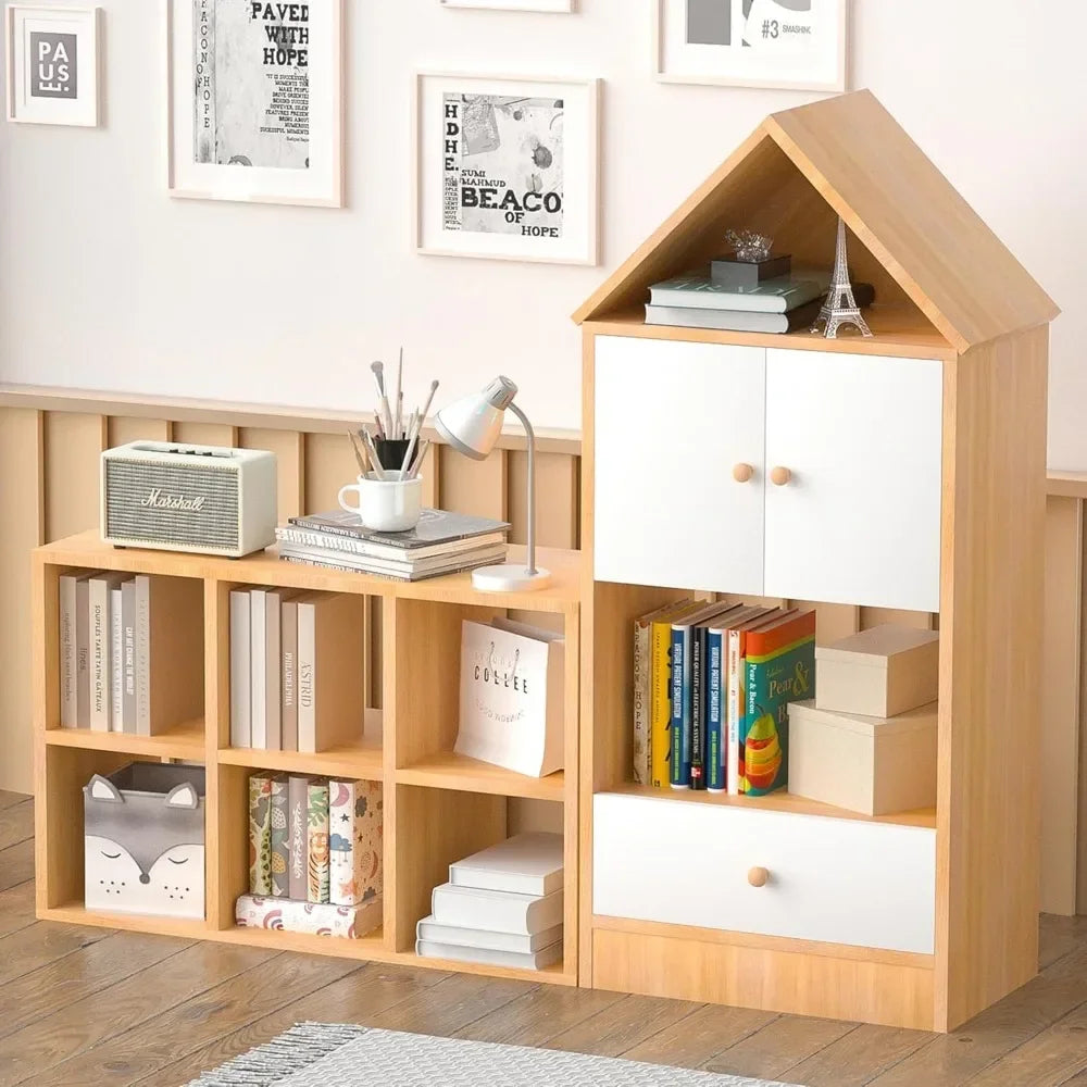 📚 Multi-Functional Adjustable Kids Bookcase