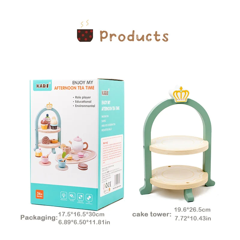 🍰 Children’s Wooden Afternoon Tea