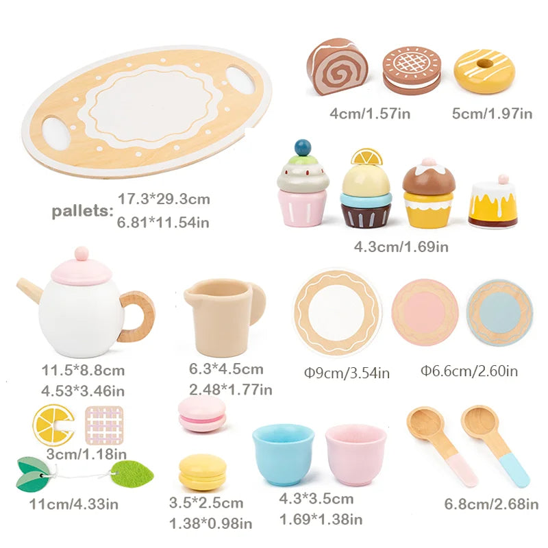 🍰 Children’s Wooden Afternoon Tea