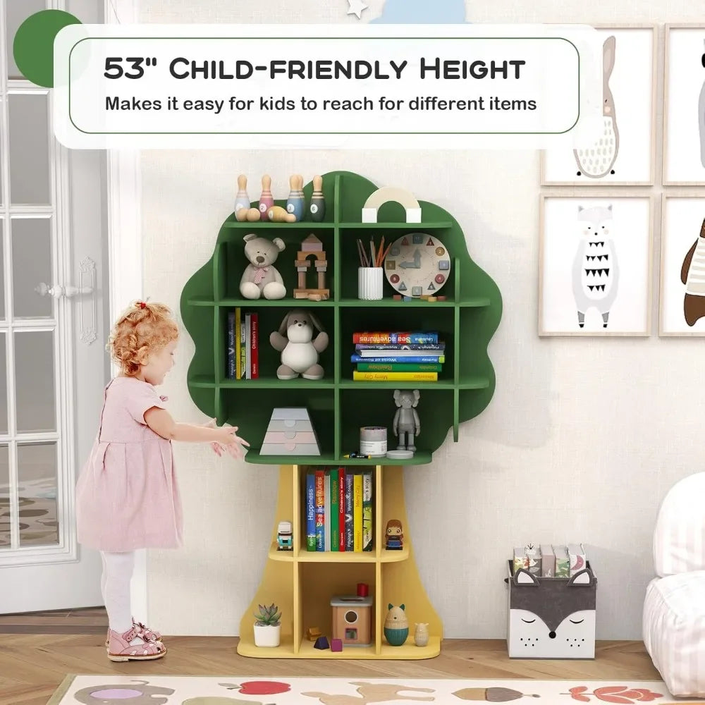 🌳 Tree-Shaped Kids Bookshelf