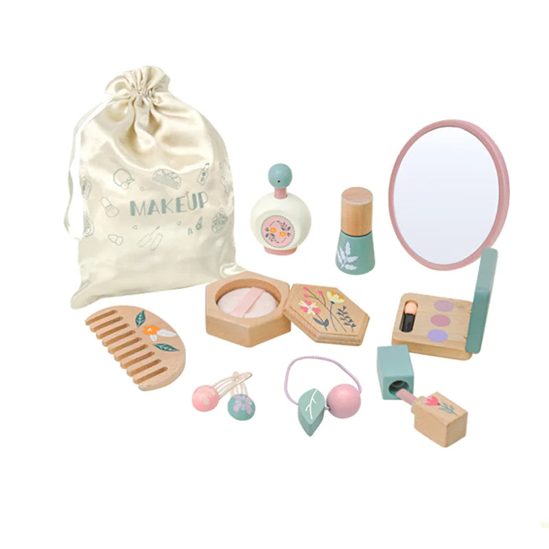 💄 Wooden Children’s Simulation Makeup Toy Set