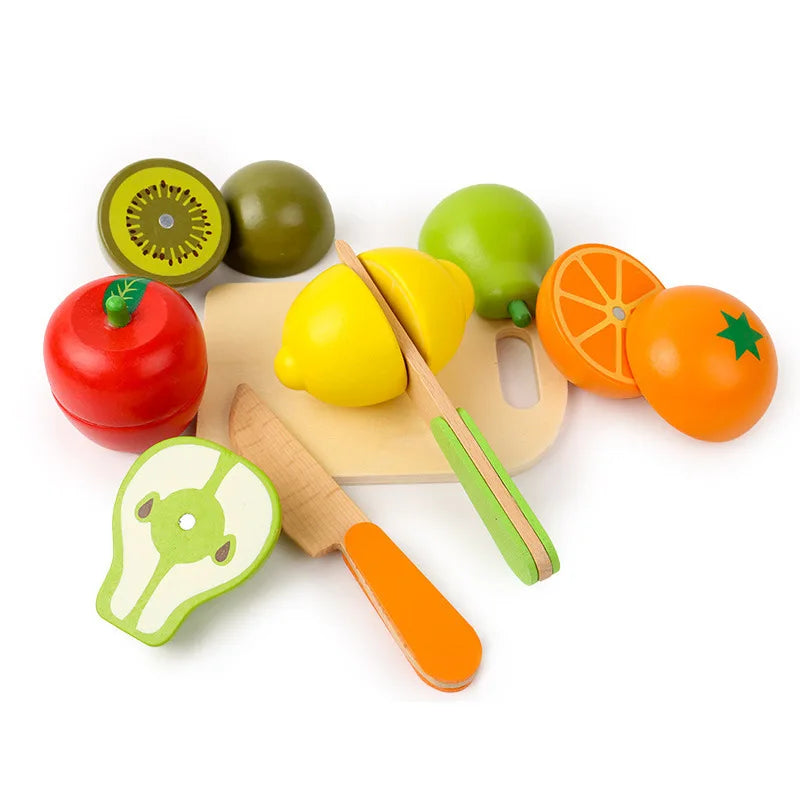 Wooden Montessori Kitchen Toy Set