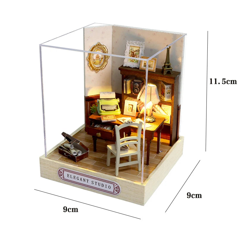 Robud Wooden Miniature Doll House