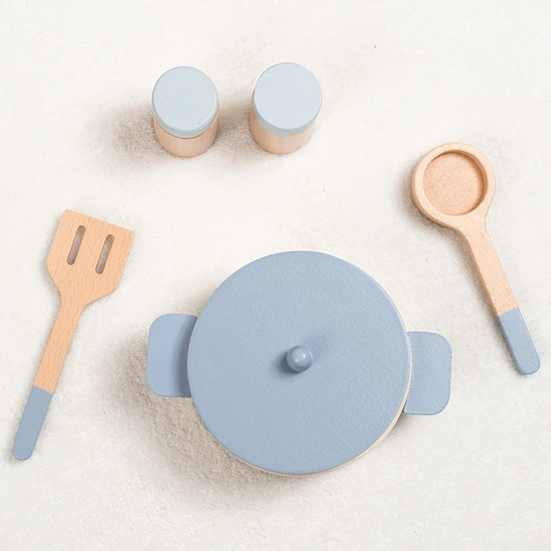 Wooden Mini Kitchen Toy Set