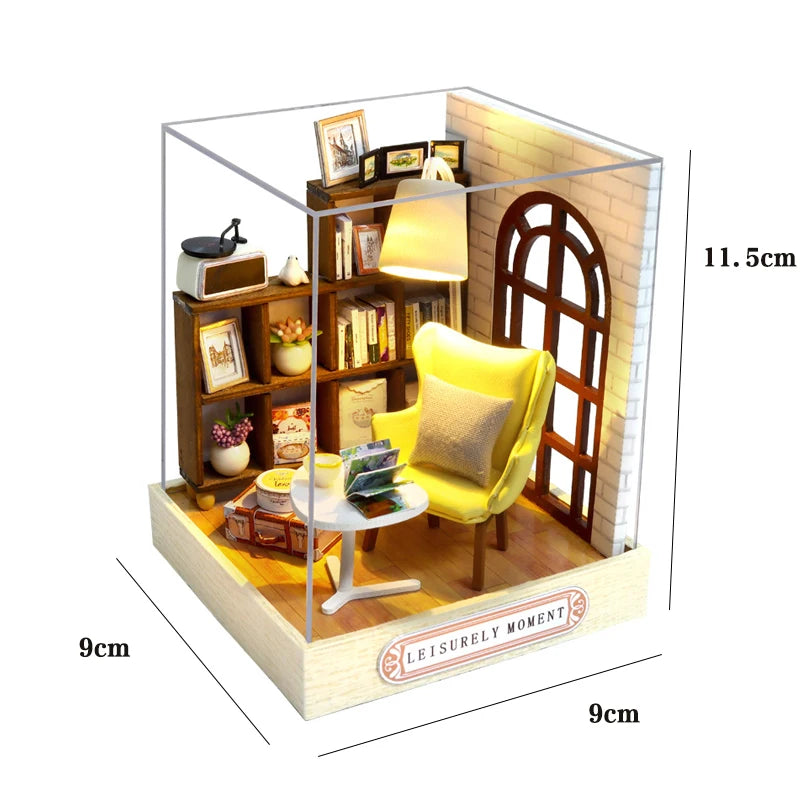 Robud Wooden Miniature Doll House