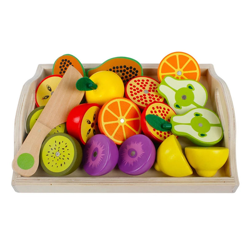 Wooden Montessori Kitchen Toy Set