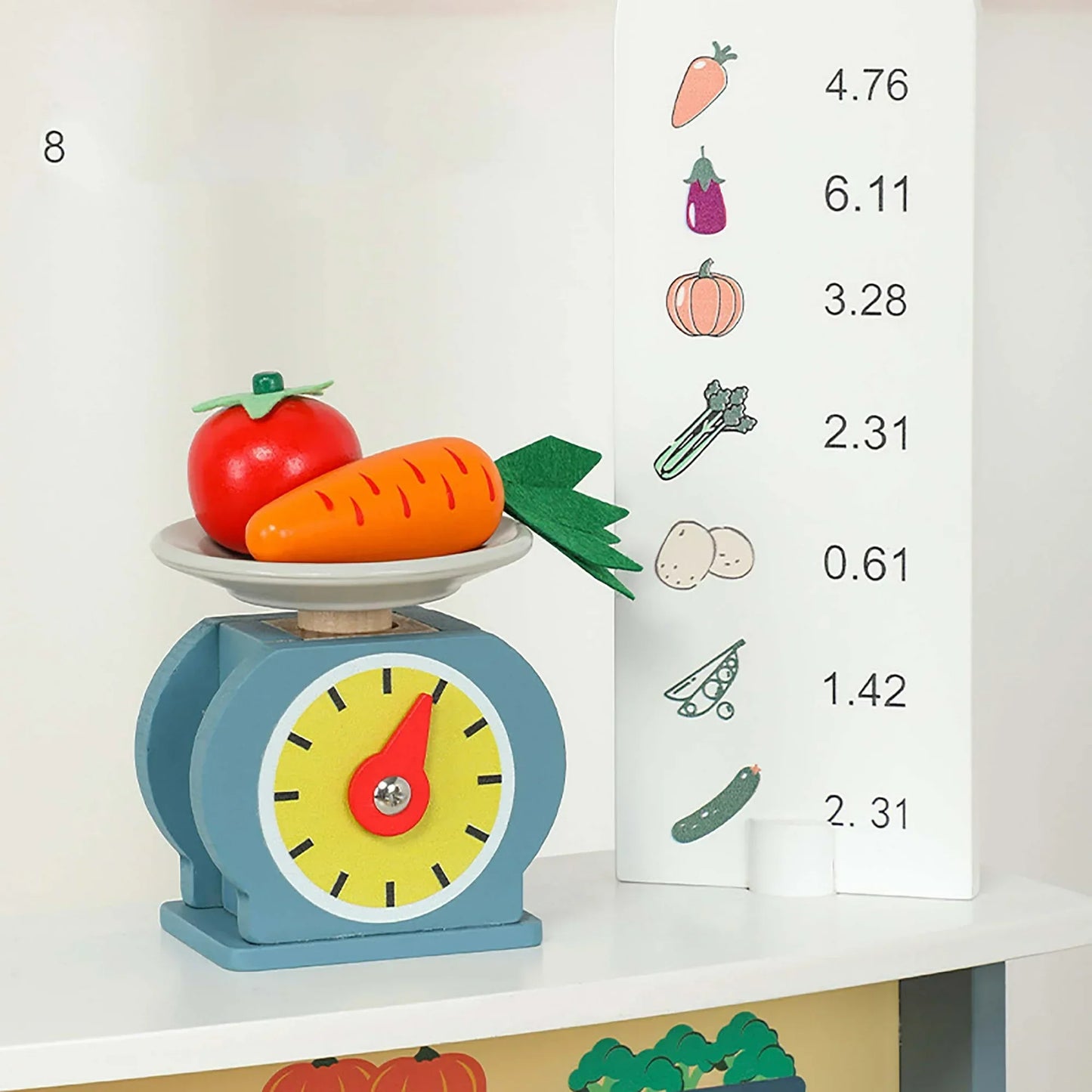 Robotime Robud Pretend Play Vegetable Market