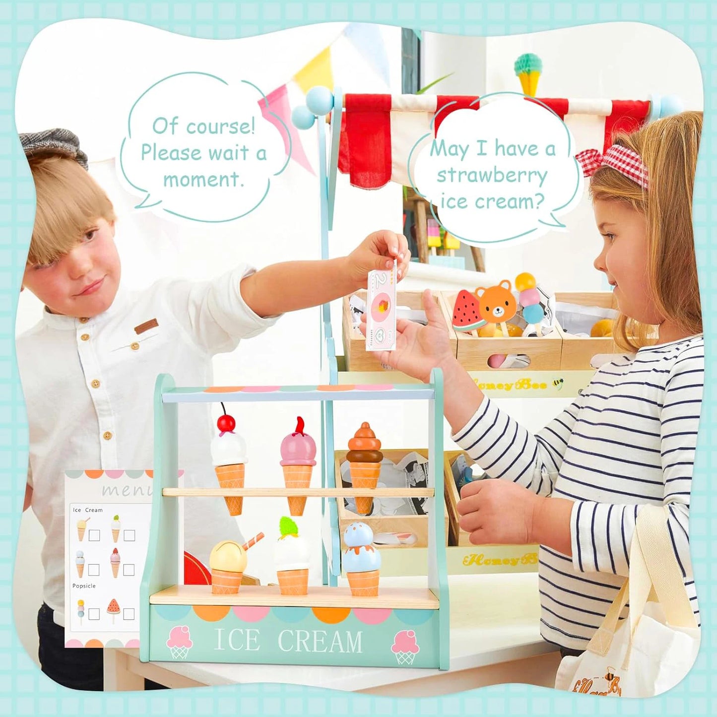 Montessori Wooden Tea Set