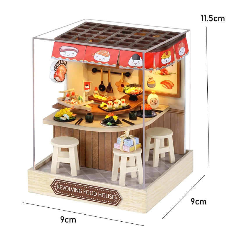 Robud Wooden Miniature Doll House