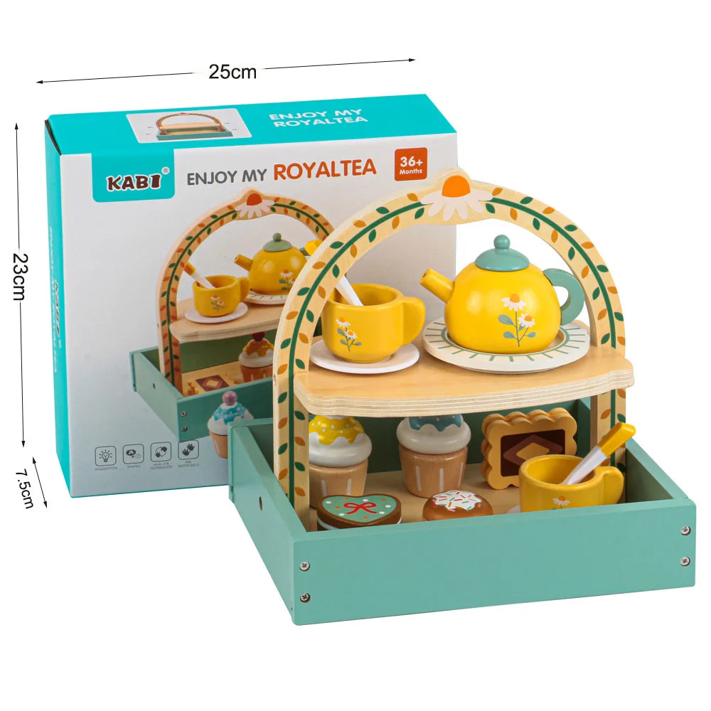 Montessori Wooden Tea Set