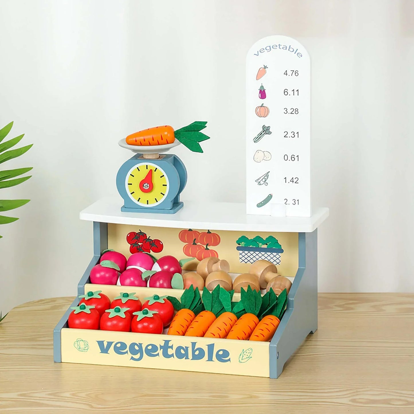 Robotime Robud Pretend Play Vegetable Market