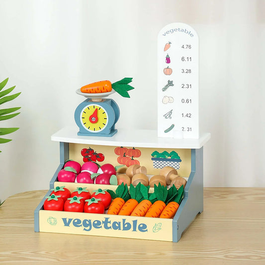 Robotime Robud Pretend Play Vegetable Market
