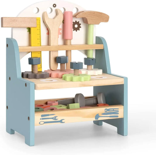 Robotime Mini Wooden Tool Bench Set