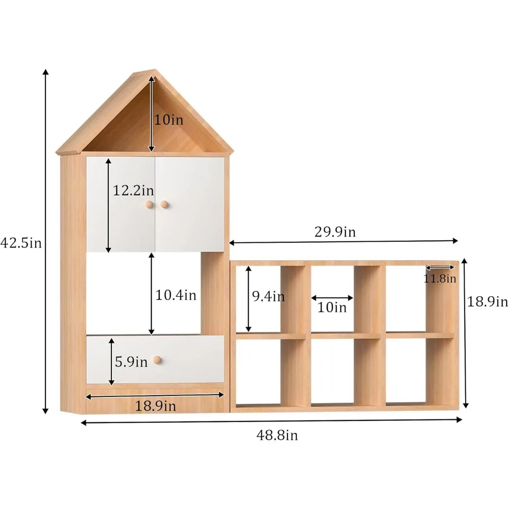 Multi-Functional Adjustable Kids Bookcase