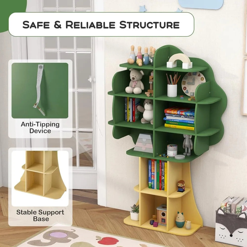 Tree-Shaped Kids Bookshelf