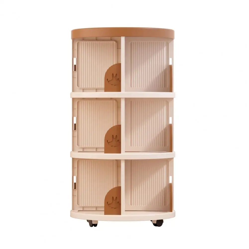 🔄 360° Spinning Kids Bookshelf